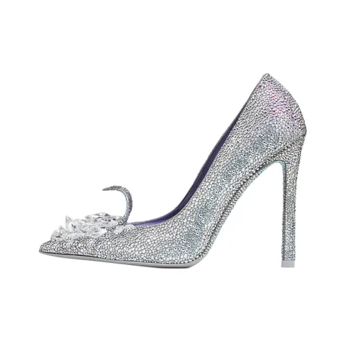 Jimmy Choo Высокие каблуки Серебряные Женские