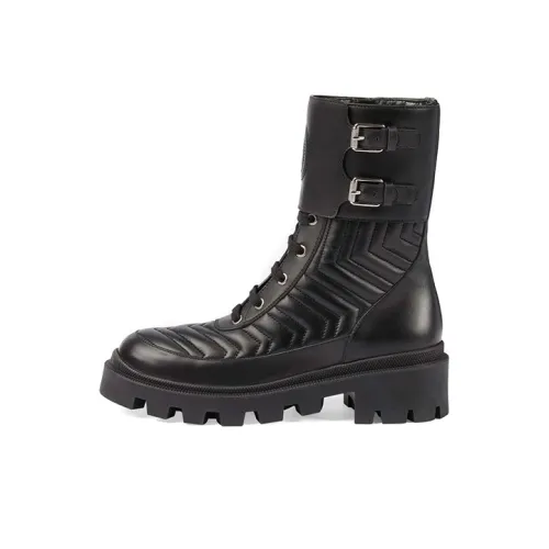 GUCCI Interlocking Ботильоны 4CM Женские Черный