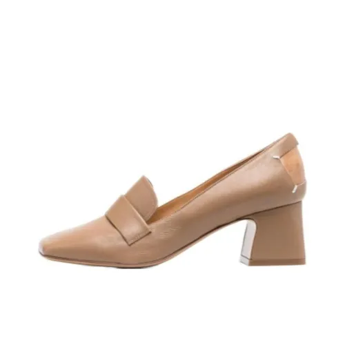 Maison Margiela Грубый каблук Высокие каблуки 6 см Женские Коричневый