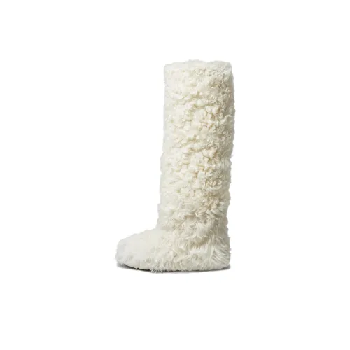 Moncler Beverly Over The Knee Boots 3,5cm Женские Белые