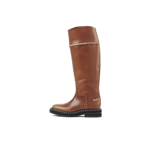 Chloe Noua Колено Высокие сапоги Женские Коричневый