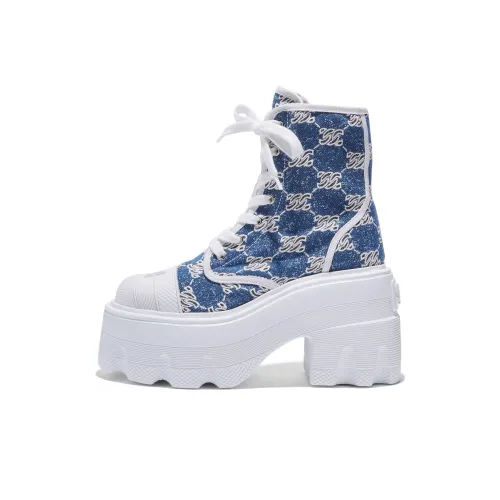 Casadei Maxxxi Ботильоны Женские Синие Белые