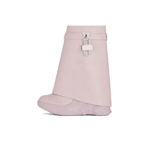 Givenchy Shark Lock Модные ботильоны женские розовые