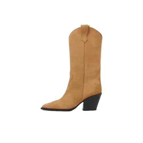 Aeyde Колено Высокие сапоги 7,5 см Женские Умбра