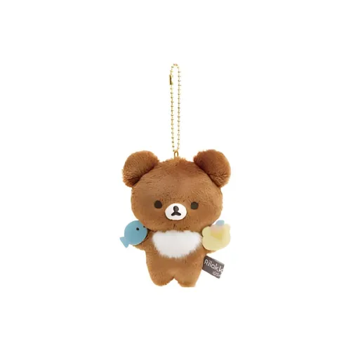 SAN X Rilakkuma Медведь Брат Кукла Плюшевая Подвеска 11 см Рекомендуемая Высота