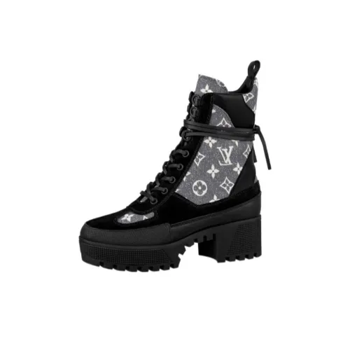 LOUIS VUITTON Laureate Ботильоны 5 см Женские Черные