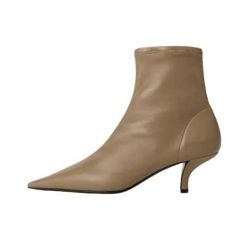 TOTEME Ботильоны 5,5 см Женские Earth Brown