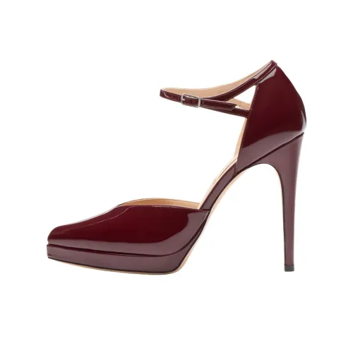 Casadei Michelle Низкий каблук Высокие каблуки 10 см Женские Красный