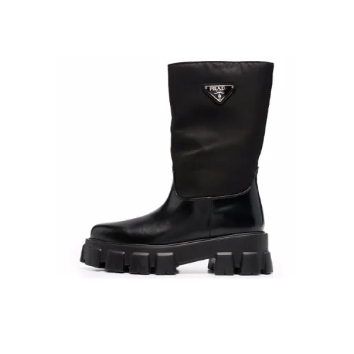 PRADA Monolith Женские сапоги до колена