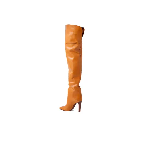 SAINT LAURENT Jane Over The Knee Ботинки Апельсин Женские
