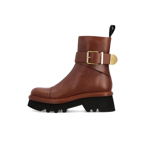 Chloe Owena Ботильоны Женские Коричневый