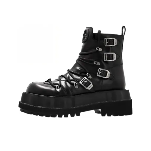 GUCCI Короткий Мартин Ботинок Женские Черный