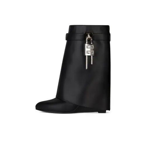 Givenchy Shark Lock Ботильоны 9 см Женские Черные