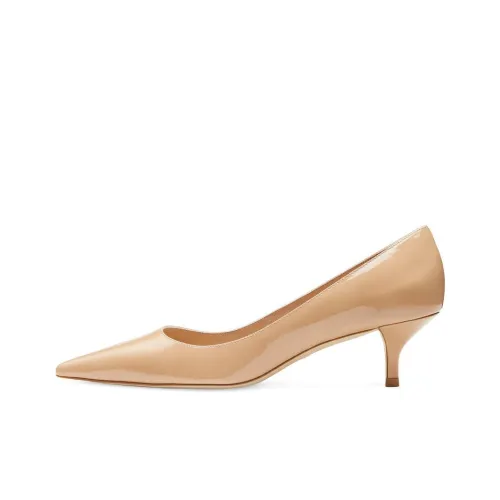 Stuart Weitzman SW Stuart Kitten Низкий каблук Высокий каблук 5 см Женский Бежевый