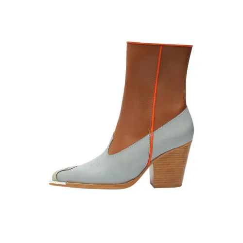 Schutz Eastwood Atanado Botильоны 8,3 см Женские Синий Коричневый