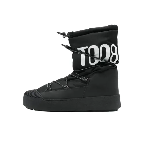 MOON BOOT Короткие Снежные Ботинки Мужские Черные