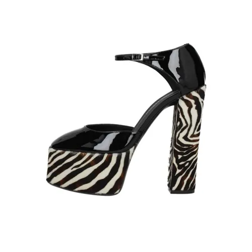 Giuseppe Zanotti GZ Грубый каблук Высокие каблуки Женские Черный