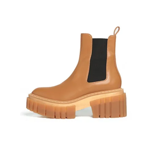 Stella McCartney Emilie Короткий Челси Женские Коричневый