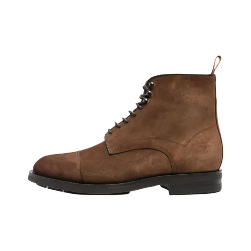 Santoni Ботильоны Мужские Умбра