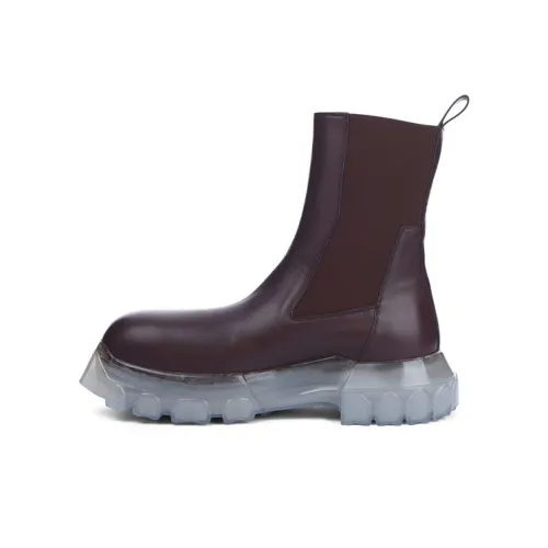 RICK OWENS совместный бренд RO Beatle Bozo Челси Мужской Темно-коричневый