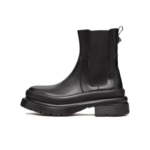 Valentino Роман StudRoman Stud Короткий Челси Мужской Черный