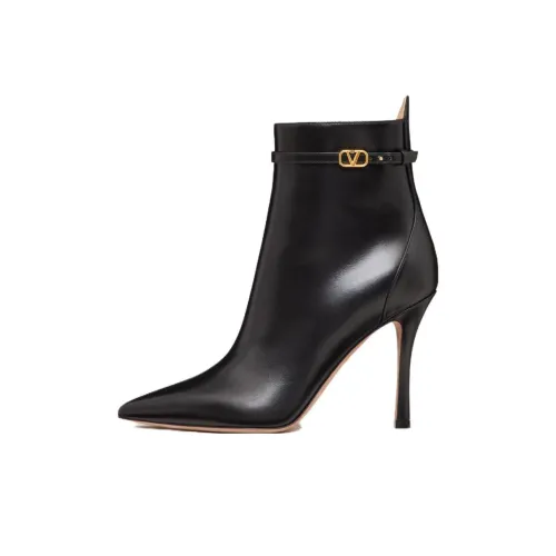 Valentino Коричневый Go Ботильоны 10 см Женские Черный