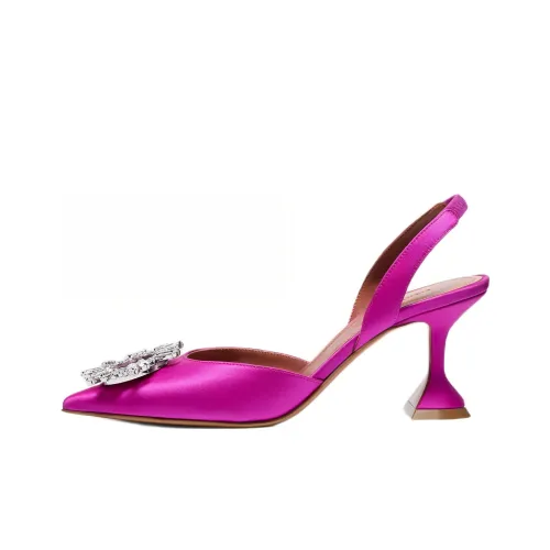 AMINA MUADDI BEGUM Sling Каблук в форме бокала Высокие каблуки 7 см Женские Фиолетовый