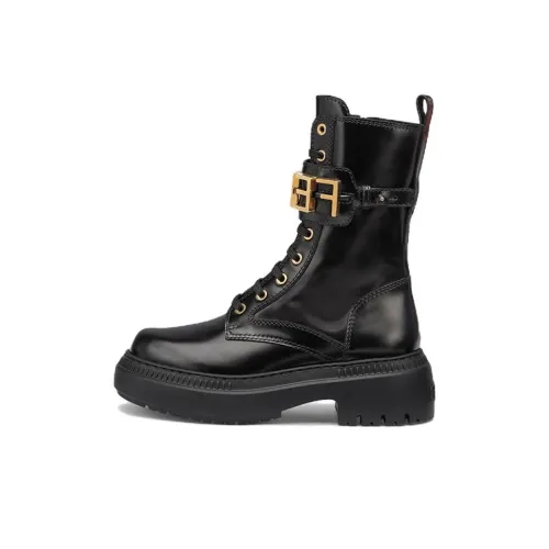 FENDI Модные ботильоны женские черные