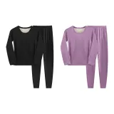 Женский комплект из 2 предметов (черный + фиолетовый)