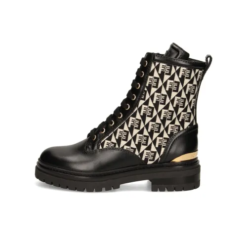 Elisabetta Franchi Crew Martin Boot Женские Черный