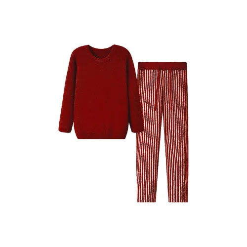 DAMOS·LOVE Пижамный комплект женский красный