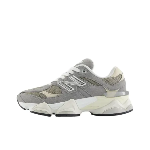 New Balance NB 9060 Детская беговая обувь Низкий топ Светло-серый/Белый Унисекс