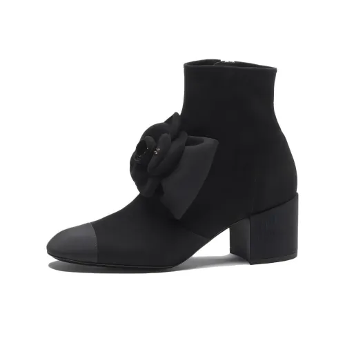 CHANEL Ботильоны Женские Черные