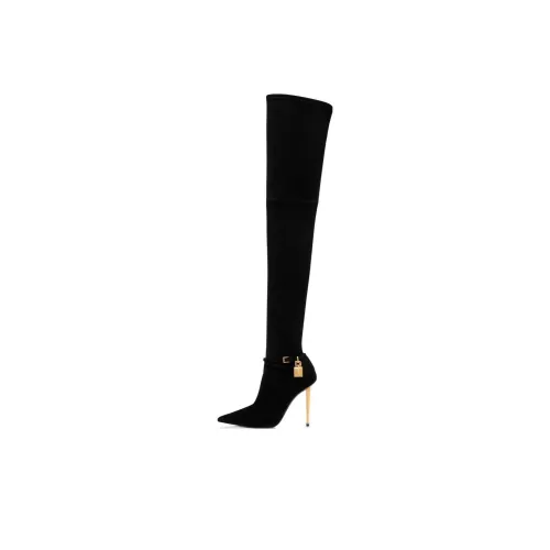 TOM FORD Over The Knee Boots 10,5cm Женские Черные