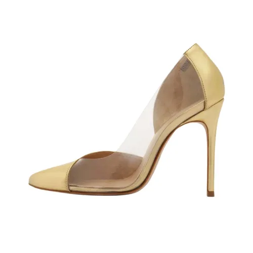 Schutz Cheslie Узкий каблук Высокие каблуки 11 см Женские Золотой