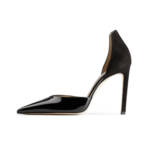 Jimmy Choo Zhou Yangjie Beanne Узкий каблук Высокие каблуки 10 см Женские Черный