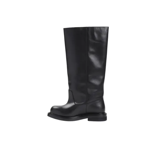 MOSCHINO Женские сапоги до колена черные