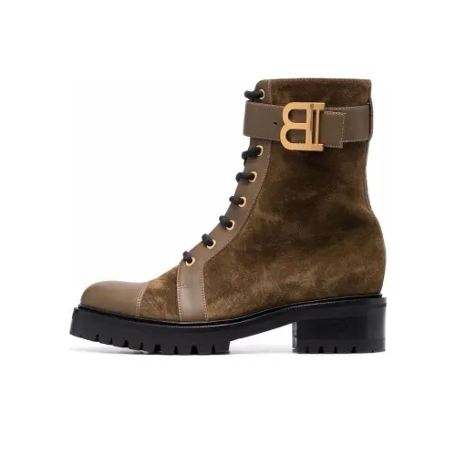 BALMAIN Ботильоны 5 см Женские Коричневые