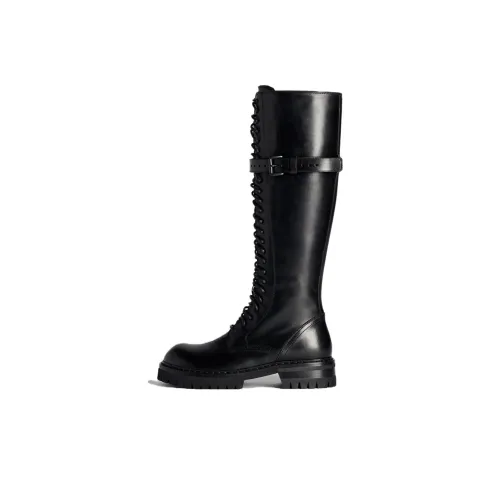 Ann Demeulemeester Колено Высокие сапоги 3 см Мужской Черный