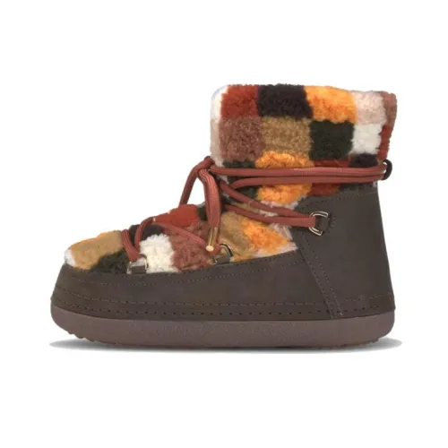 Inuikii Короткие Сноубутсы Женские Темно-Коричневые