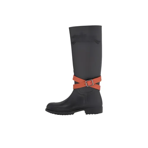 LONGCHAMP Женские высокие сапоги на молнии черные