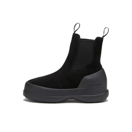 MOON BOOT Короткий Челси Унисекс Черный