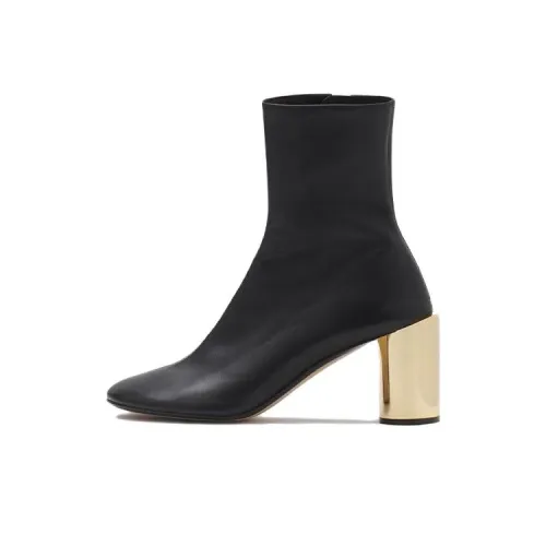 Lanvin Sequence Ботильоны Женские Черный Золото