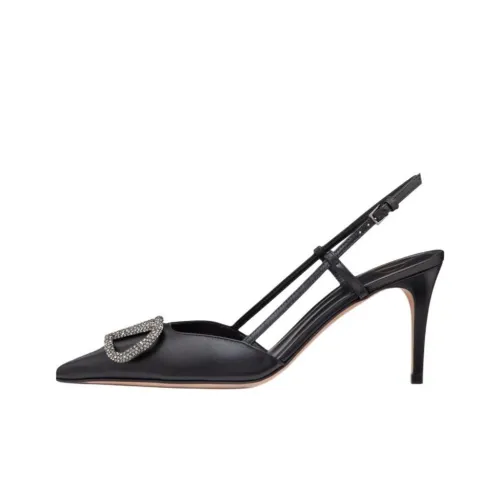 Valentino Vlogo Signature Узкий каблук Высокие каблуки 8 см Женские Черный