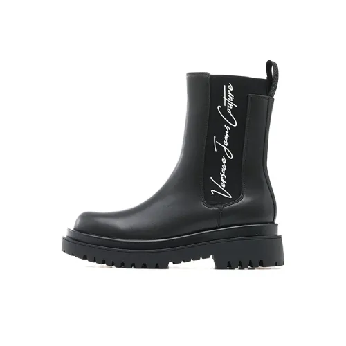 VERSACE JEANS Couture Короткий Челси Женские Черный