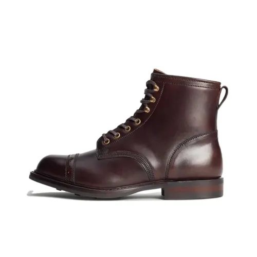 Polo Ralph Lauren Короткий Мартин Ботинок 2,5 см Мужской Коричневый