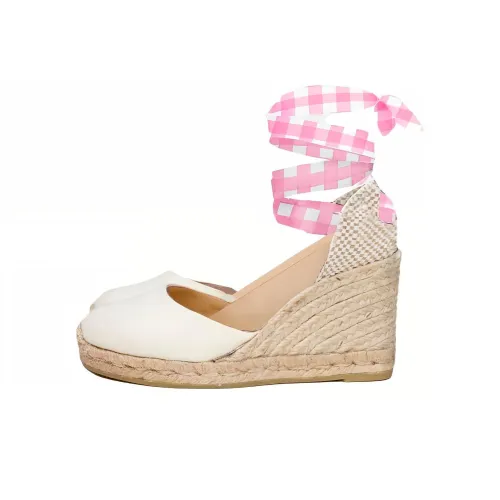 MC2 SAINT BARTHELEMY Клин-каблук Высокие каблуки Женские Белые