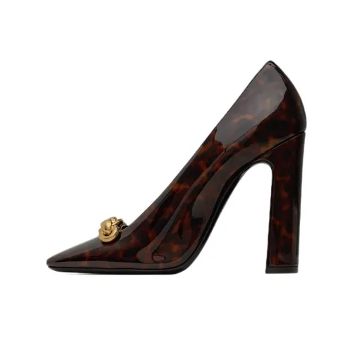 SAINT LAURENT Silvana Высокие каблуки 11 см Женские Красные