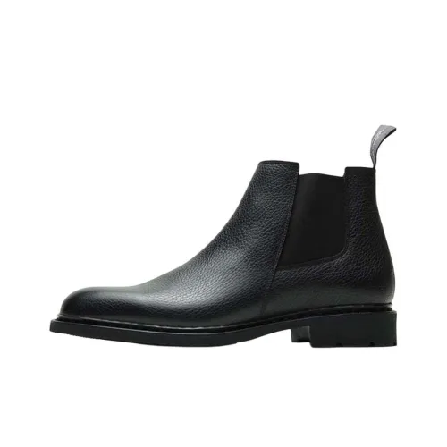 Paraboot Chamfort Короткий Челси Мужской Черный