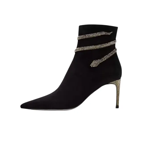 RENE CAOVILLA Cleo Ботильоны Женские Черные